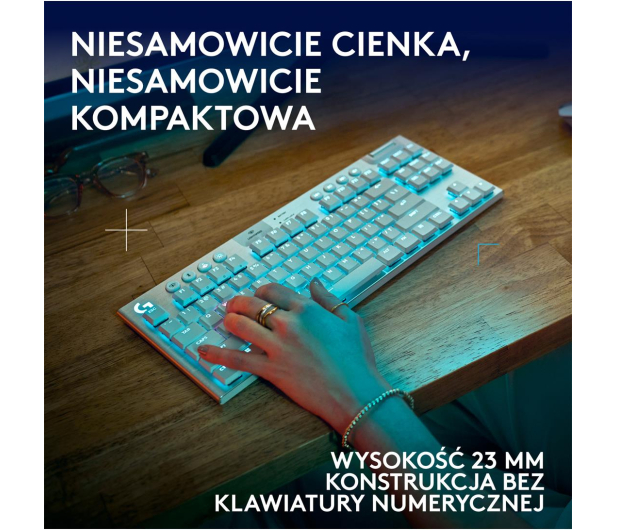 LOGITECH G915 X TKL Lightspeed Tactile biały 920-012737 - 1276180 - zdjęcie 8